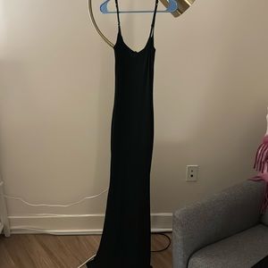 Skims soft lounge slip dress.